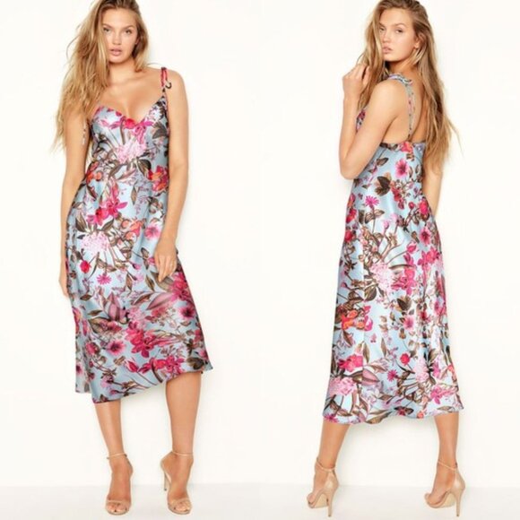 Victoria's Secret tropical butterfly wrap style dress s/m